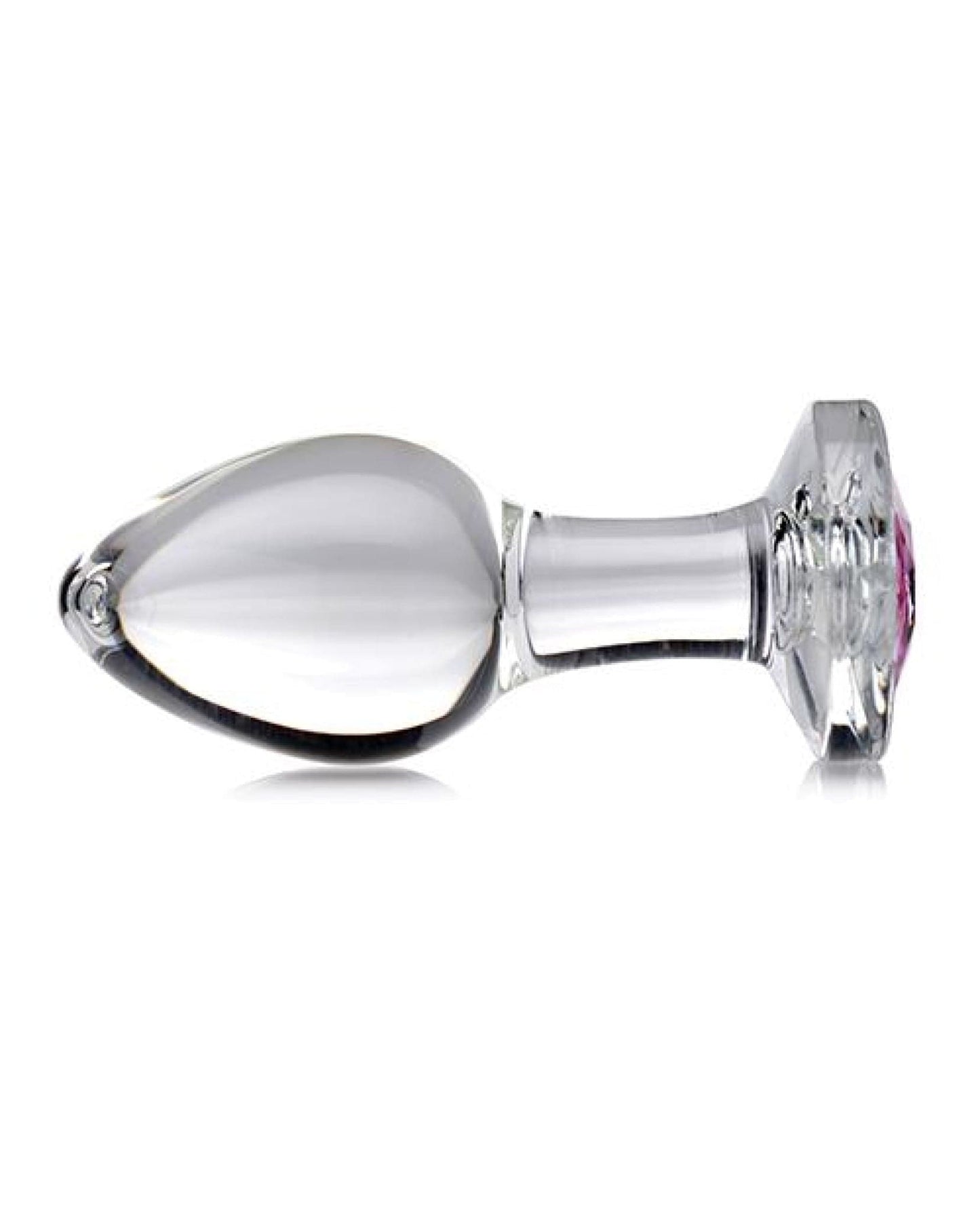 Doll Authority Anal Products Booty Sparks Pink Gem Glass Anal Plug
