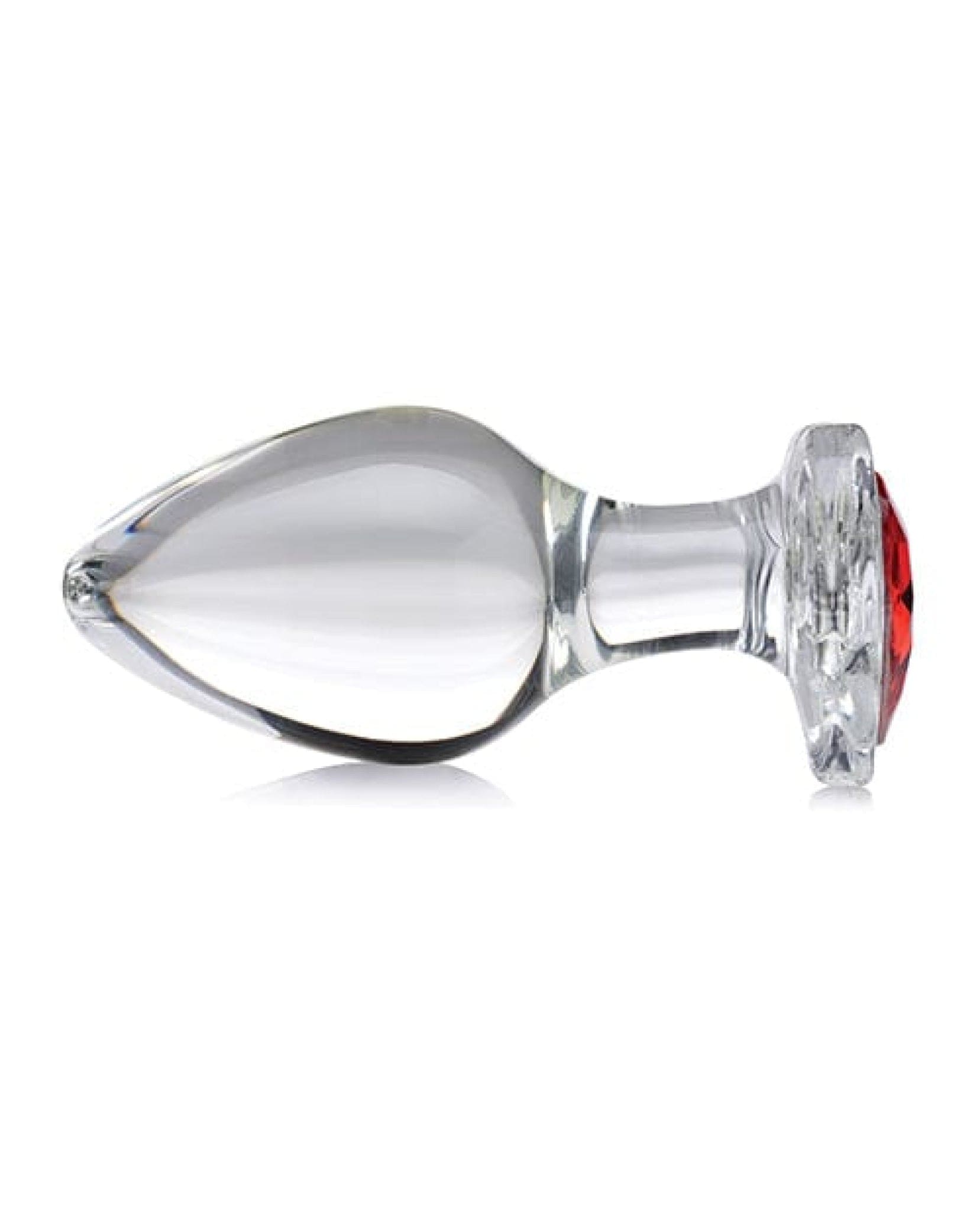 Doll Authority Anal Products Booty Sparks Red Heart Gem Glass Anal Plug