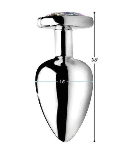 Doll Authority Anal Products Bootysparks Rainbow Prism Heart Anal Plug