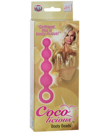 Doll Authority Anal Products Pink Calexotics Silicone Booty Beads
