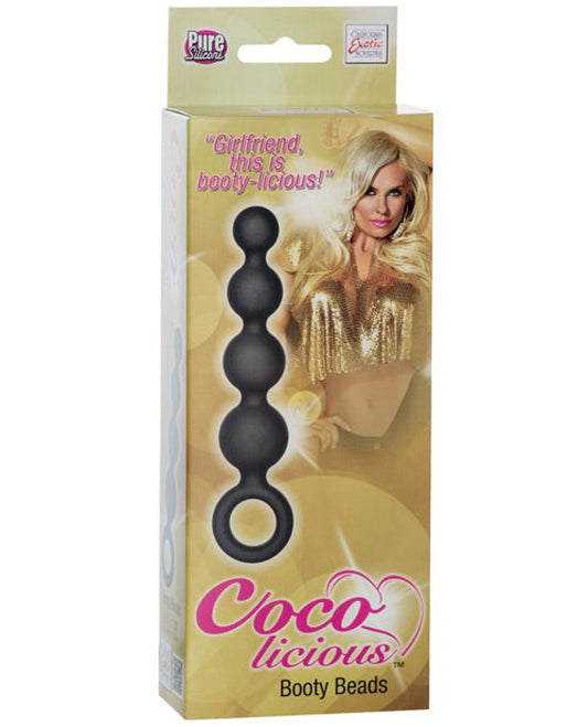 Doll Authority Anal Products Black Calexotics Silicone Booty Beads