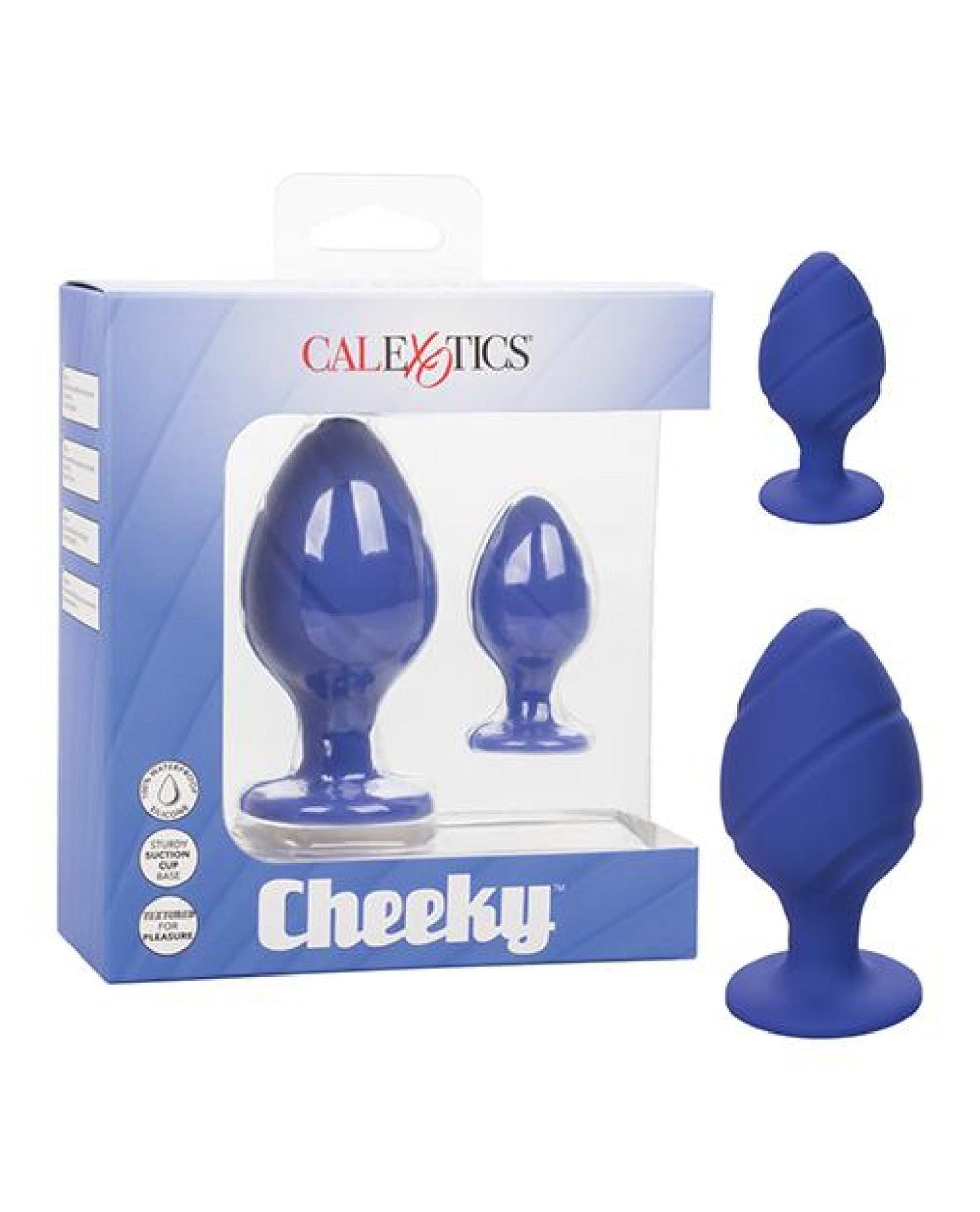 Doll Authority Anal Products Purple Cheeky Butt Plug
