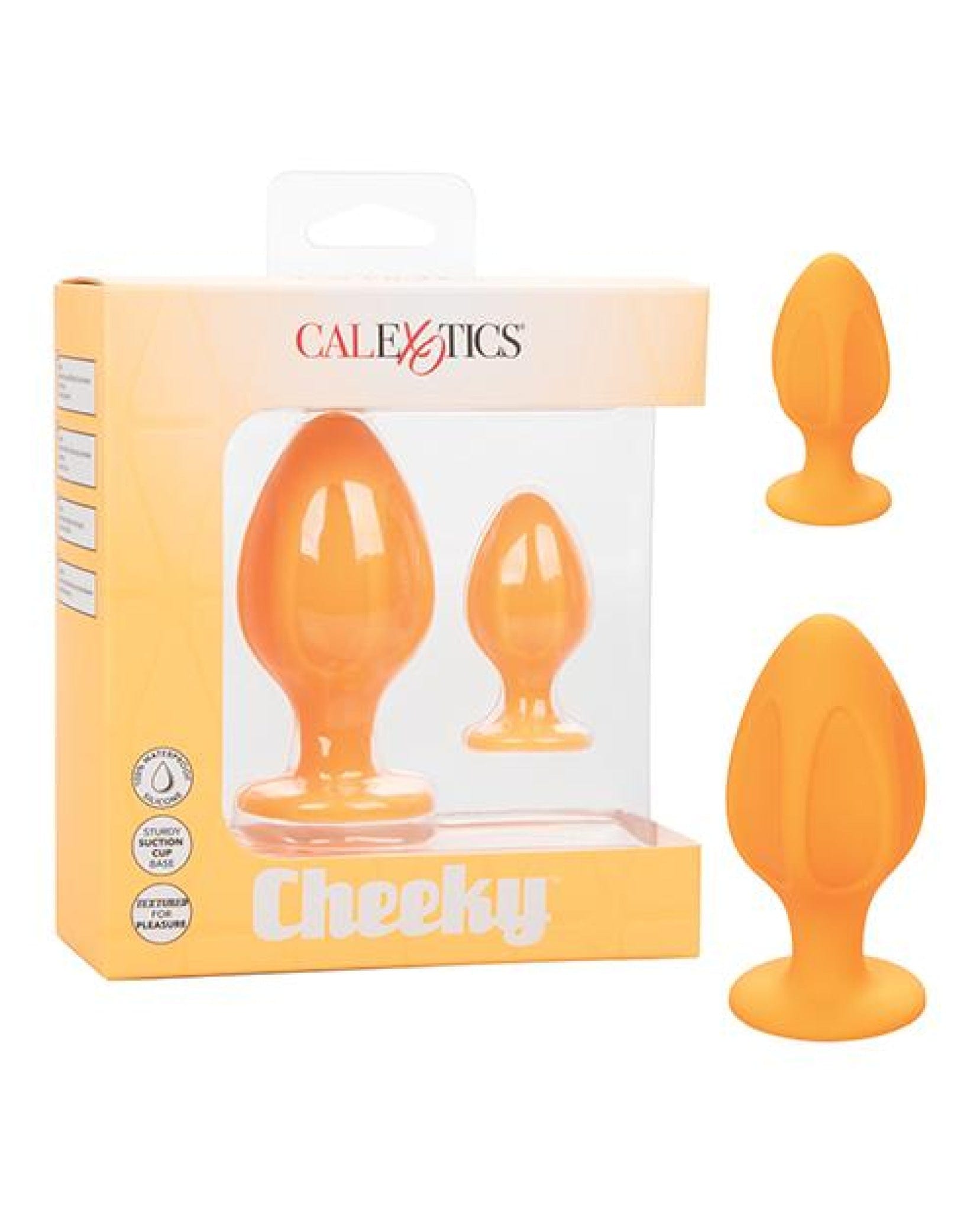 Doll Authority Anal Products Orange Cheeky Butt Plug