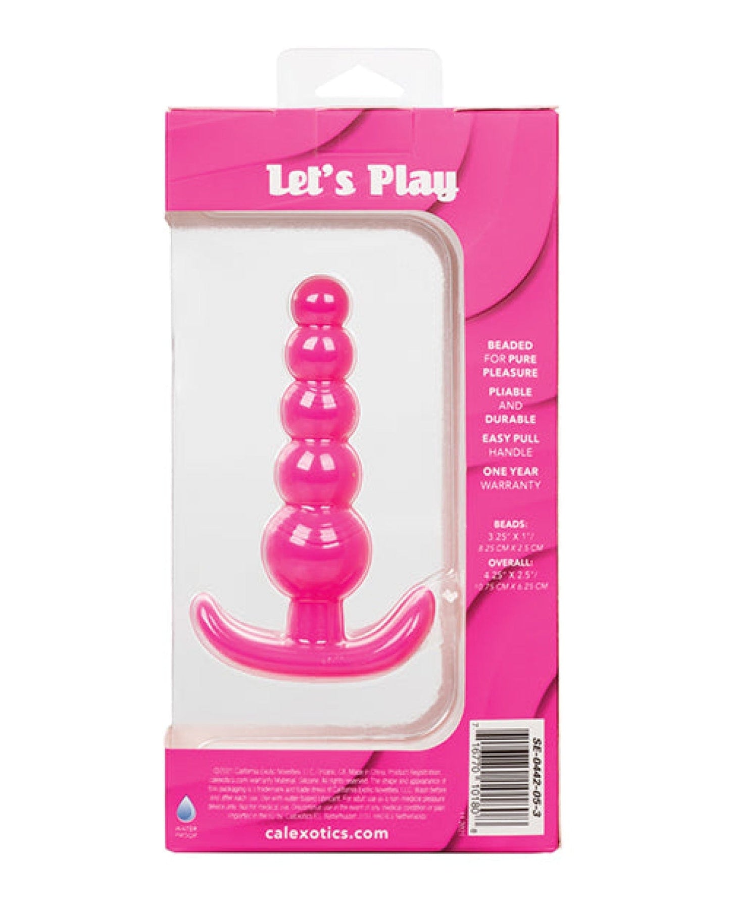 Doll Authority Anal Products Cheeky X-5 Beads - Pink