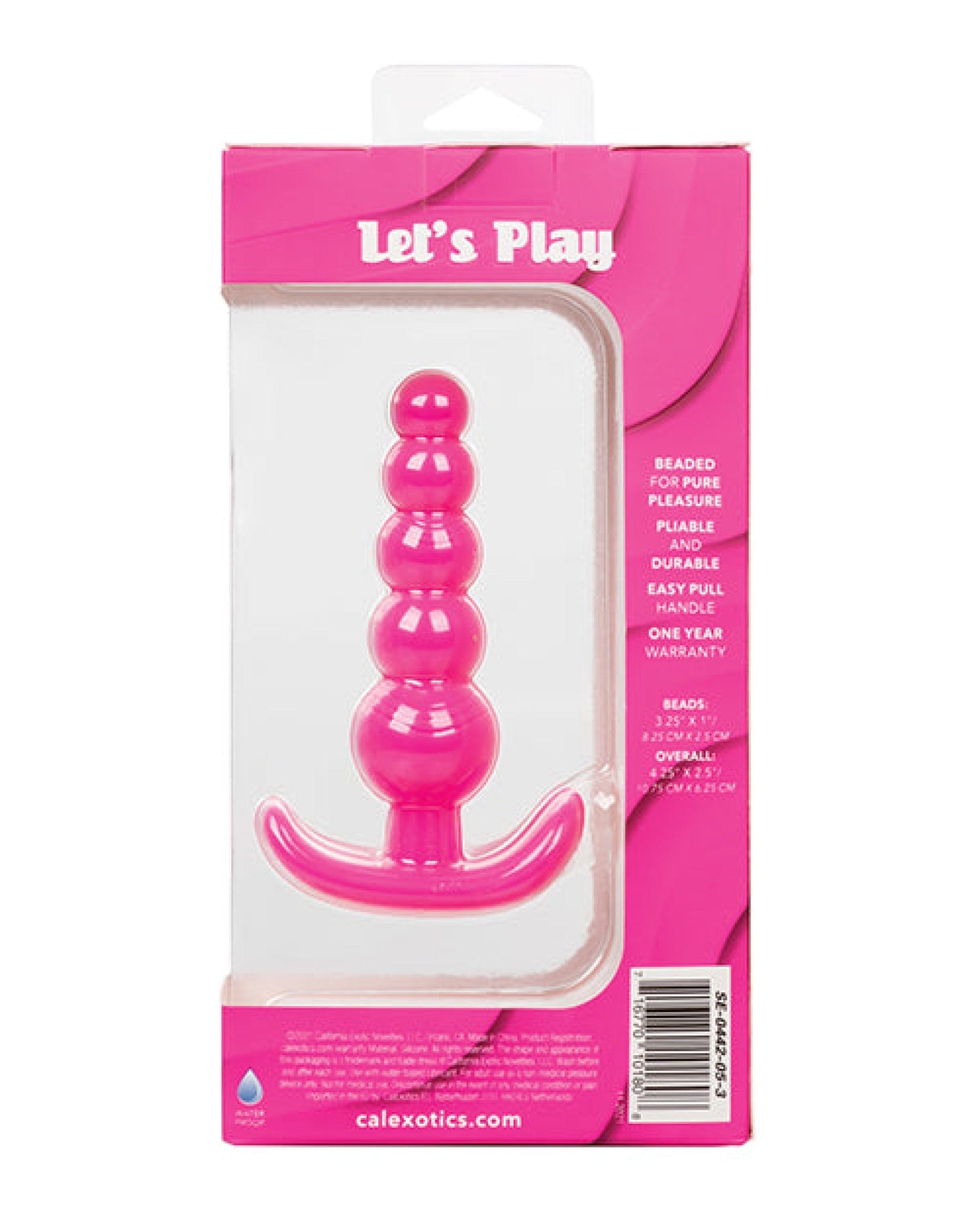 Doll Authority Anal Products Cheeky X-5 Beads - Pink