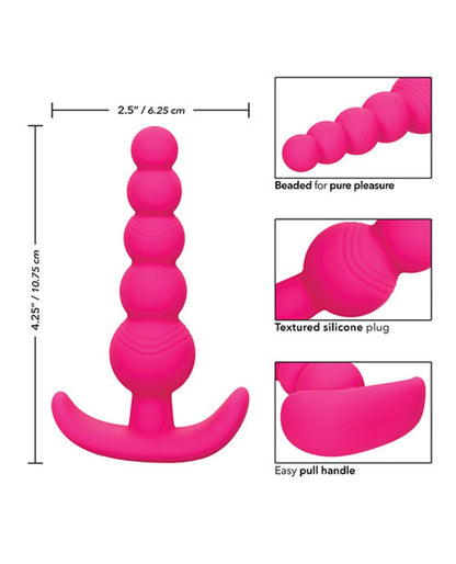 Doll Authority Anal Products Cheeky X-5 Beads - Pink