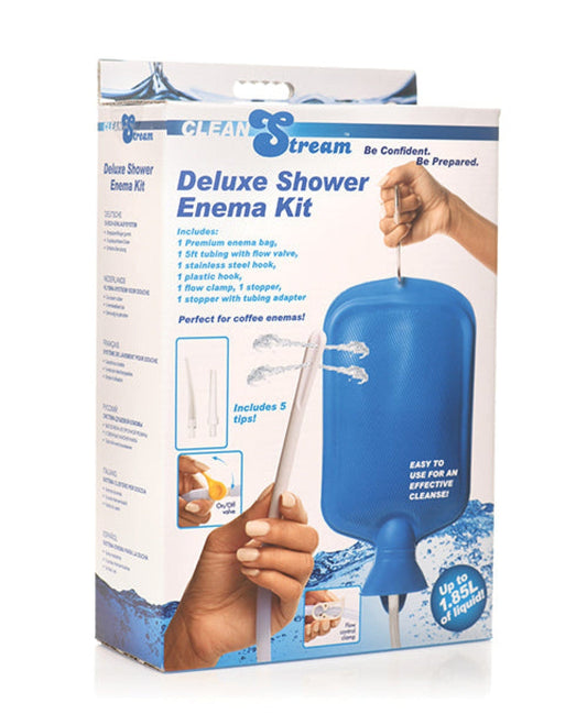 Doll Authority Anal Products Clean Stream Detox Deluxe Shower Enema Kit