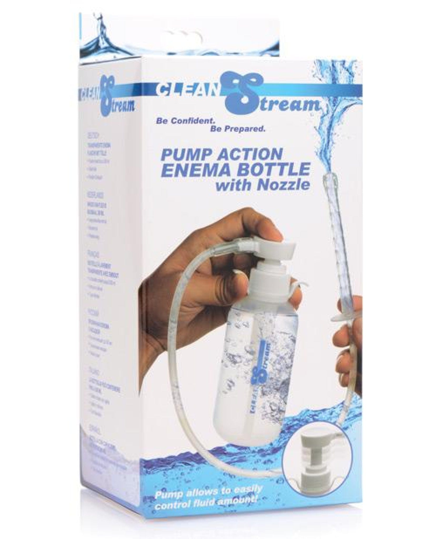 Doll Authority Anal Products Cleanstream Pump Action Enema Bottle W-nozzle