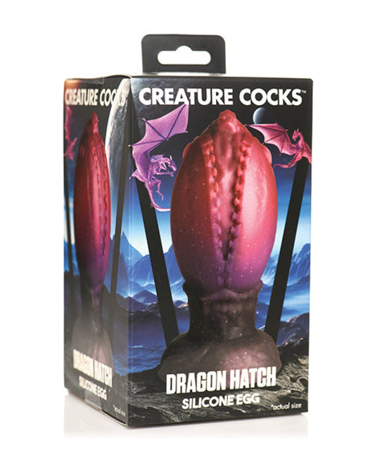 Doll Authority Anal Products Multi Color / Large Creature Cocks Dragon Hatch Silicone Egg