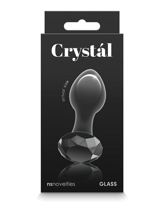 Doll Authority Anal Products Black Crystal Gem Butt Plug