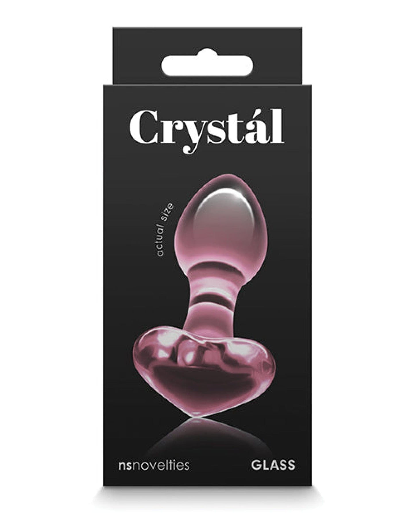 Doll Authority Anal Products Pink Crystal Heart Butt Plug