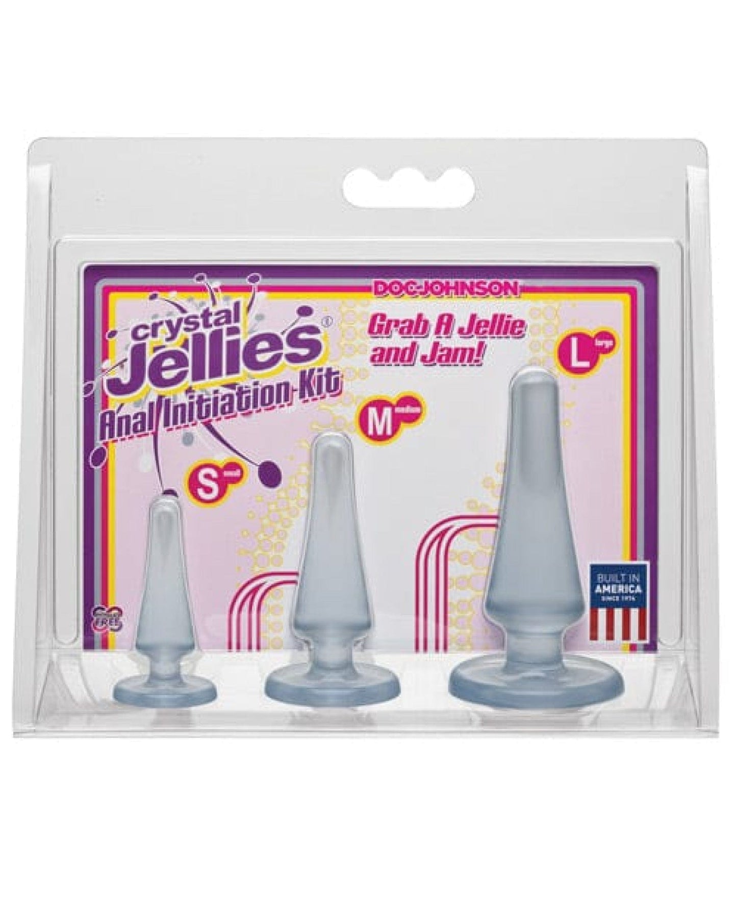 Doll Authority Anal Products Clear Crystal Jellies Anal Initiation Kit