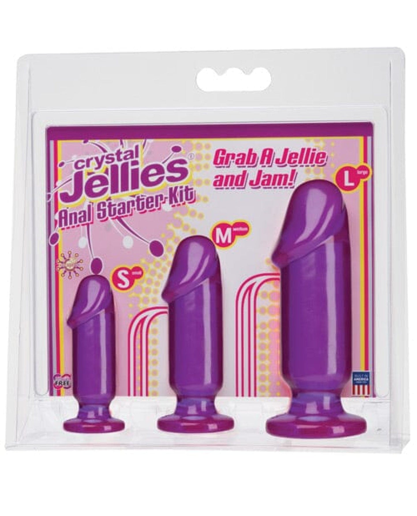 Doll Authority Anal Products Purple Crystal Jellies Anal Starter Kit