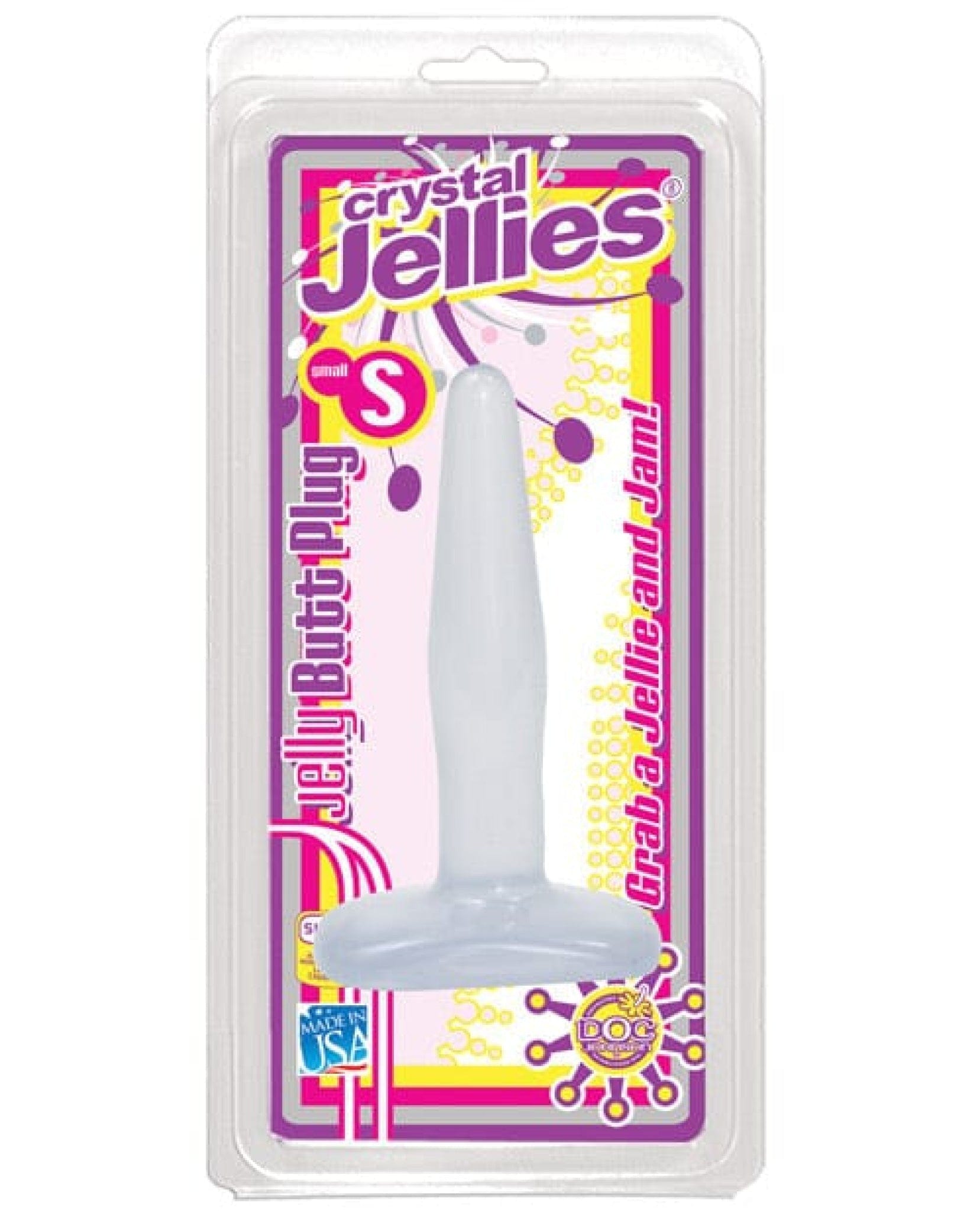 Doll Authority Anal Products Clear / Small Crystal Jellies Butt Plug
