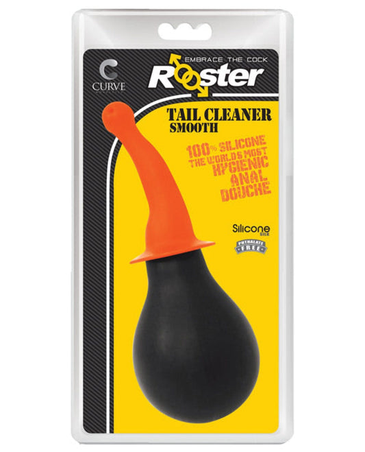 Doll Authority Anal Products Curve Novelties Rooster Tail Cleaner Smooth - Orange
