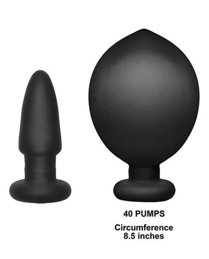 Doll Authority Anal Products Deluxe Wonder Plug Inflatable Vibrating Butt Plug - Multi Speed