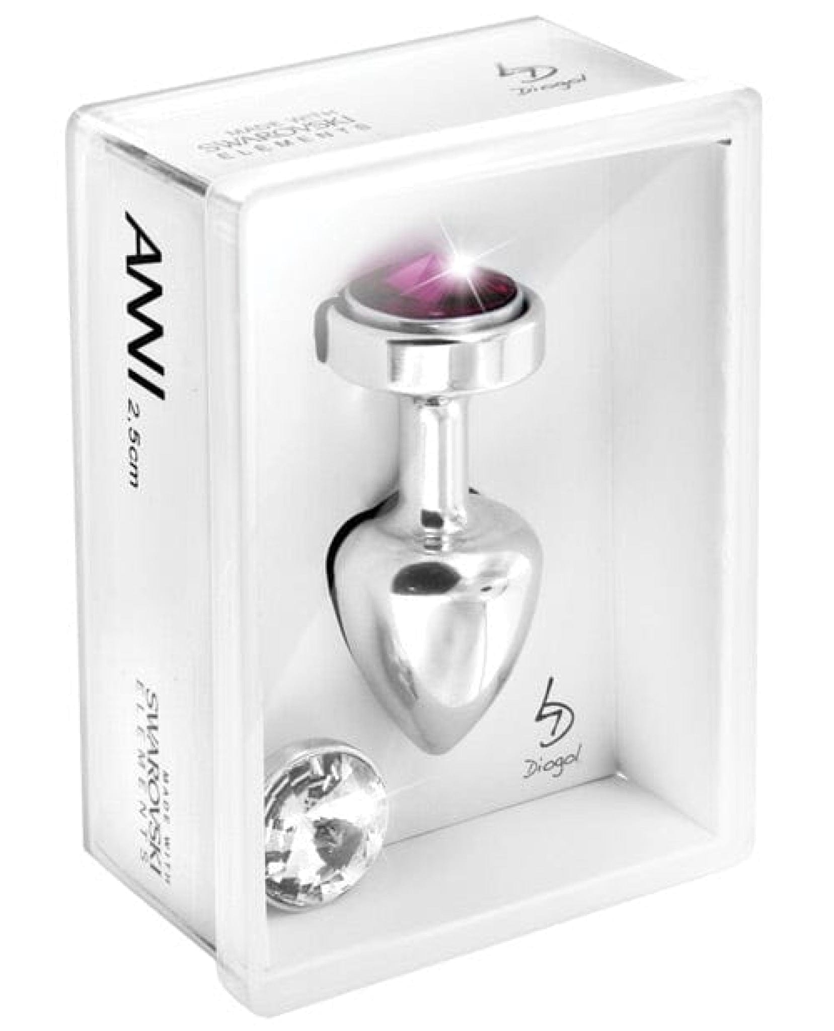 Doll Authority Anal Products 25 Mm Diogol Anni Magnetic Stone - Clear/red