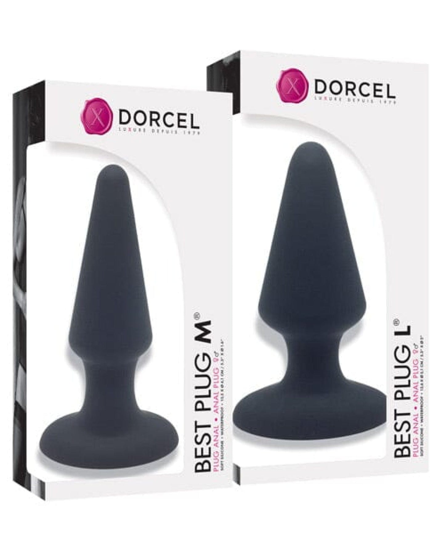 Doll Authority Anal Products Dorcel Best Plug Expert Kit M-l - Black