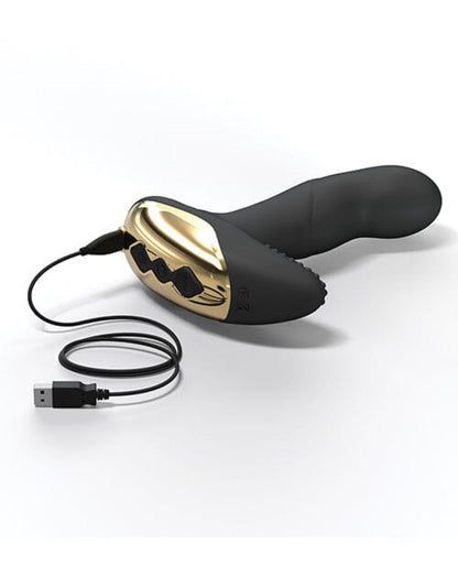 Doll Authority Anal Products Dorcel P-finger Come Hither - Black-gold