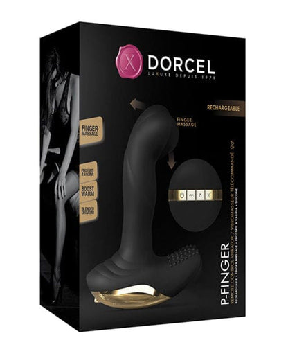 Doll Authority Anal Products Dorcel P-finger Come Hither - Black-gold