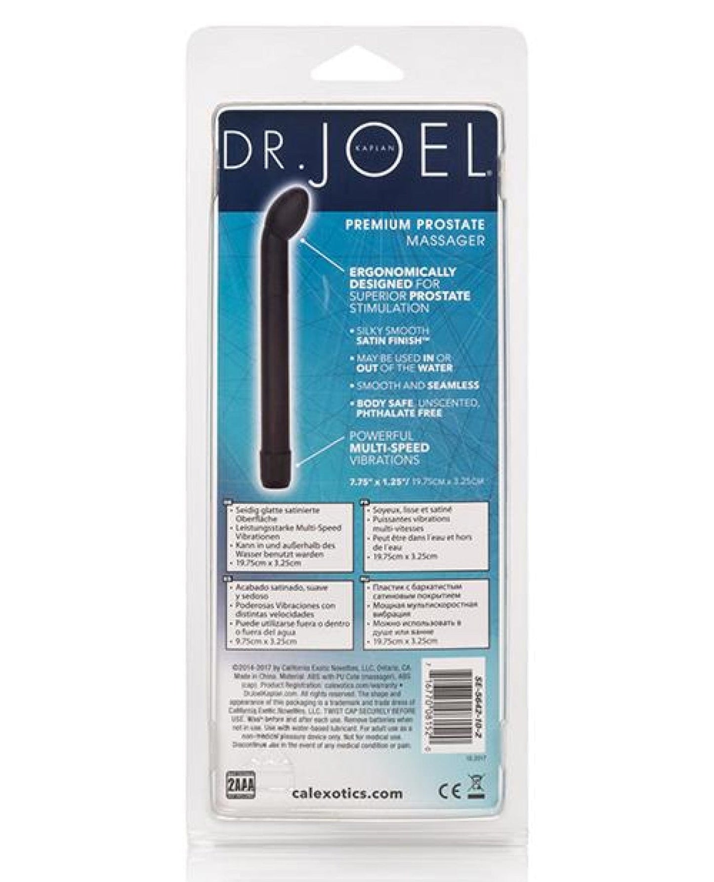 Doll Authority Anal Products Dr. Joel Premium Prostate Massager - Black