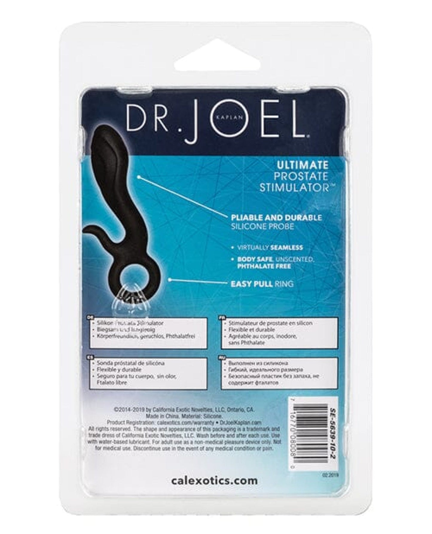 Doll Authority Anal Products Dr. Joel Ultimate Prostate Stimulator - Black