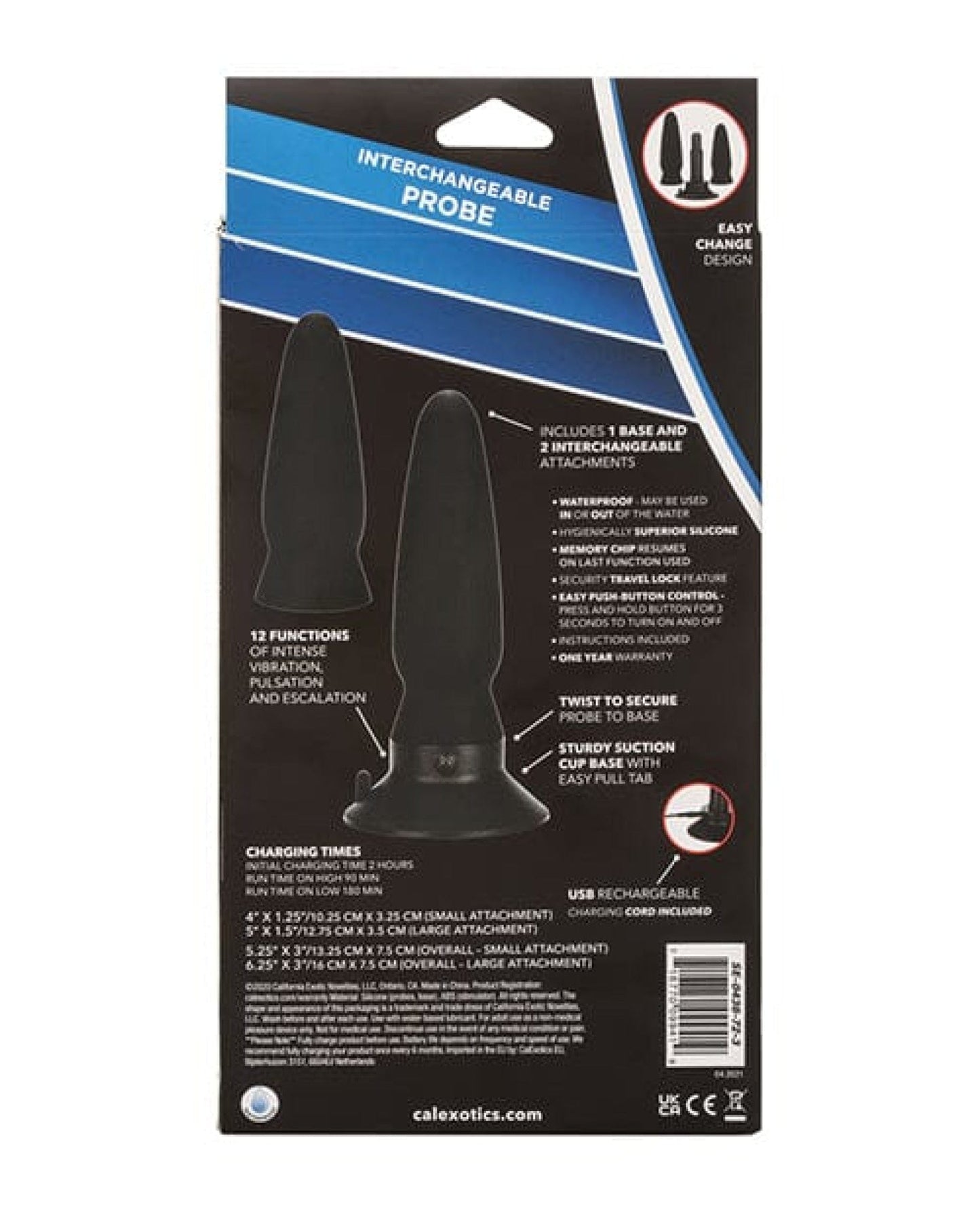 Doll Authority Anal Products Eclipse Interchangeable Probe - Black