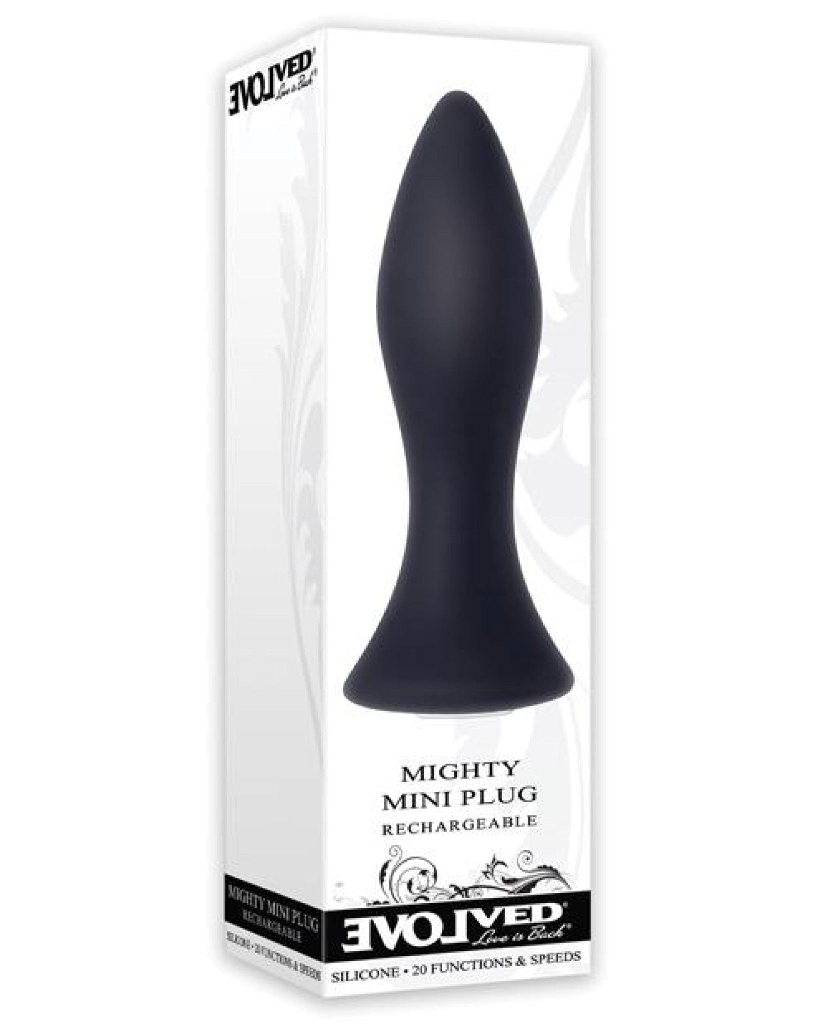 Doll Authority Anal Products Evolved Mini Butt Plug - Black