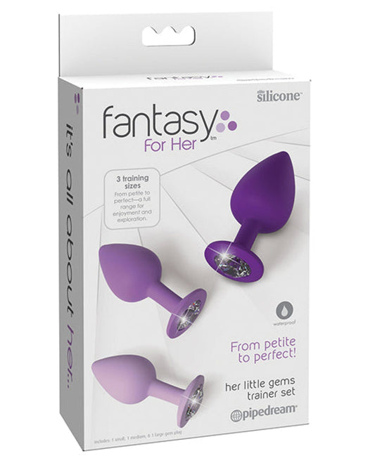 Doll Authority Anal Products Fantasy For Her Little Gems Trainer Set - Purple