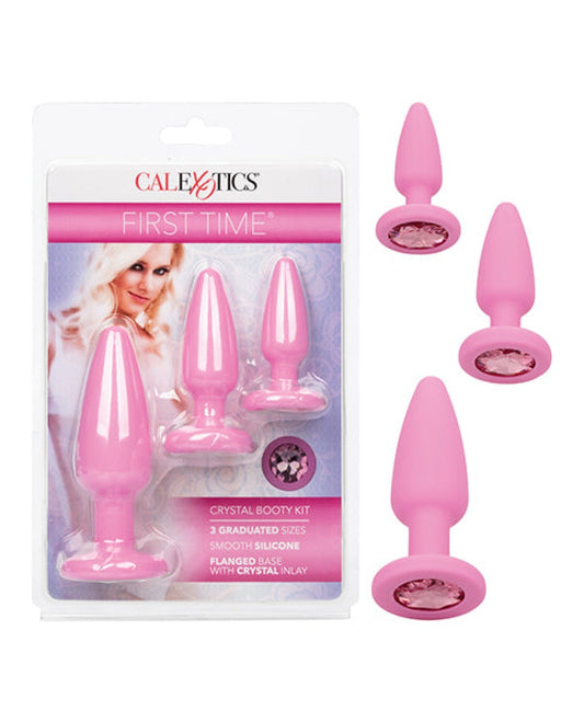 Doll Authority Anal Products Pink First Time Crystal Booty Kit