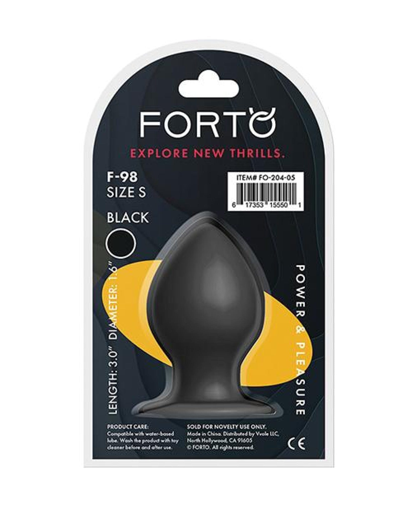 Doll Authority Anal Products Forto F-98 Plug