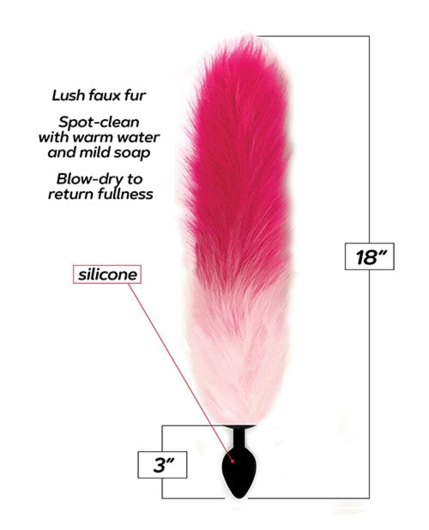 Doll Authority Anal Products Foxy Fox Tail Silicone Butt Plug