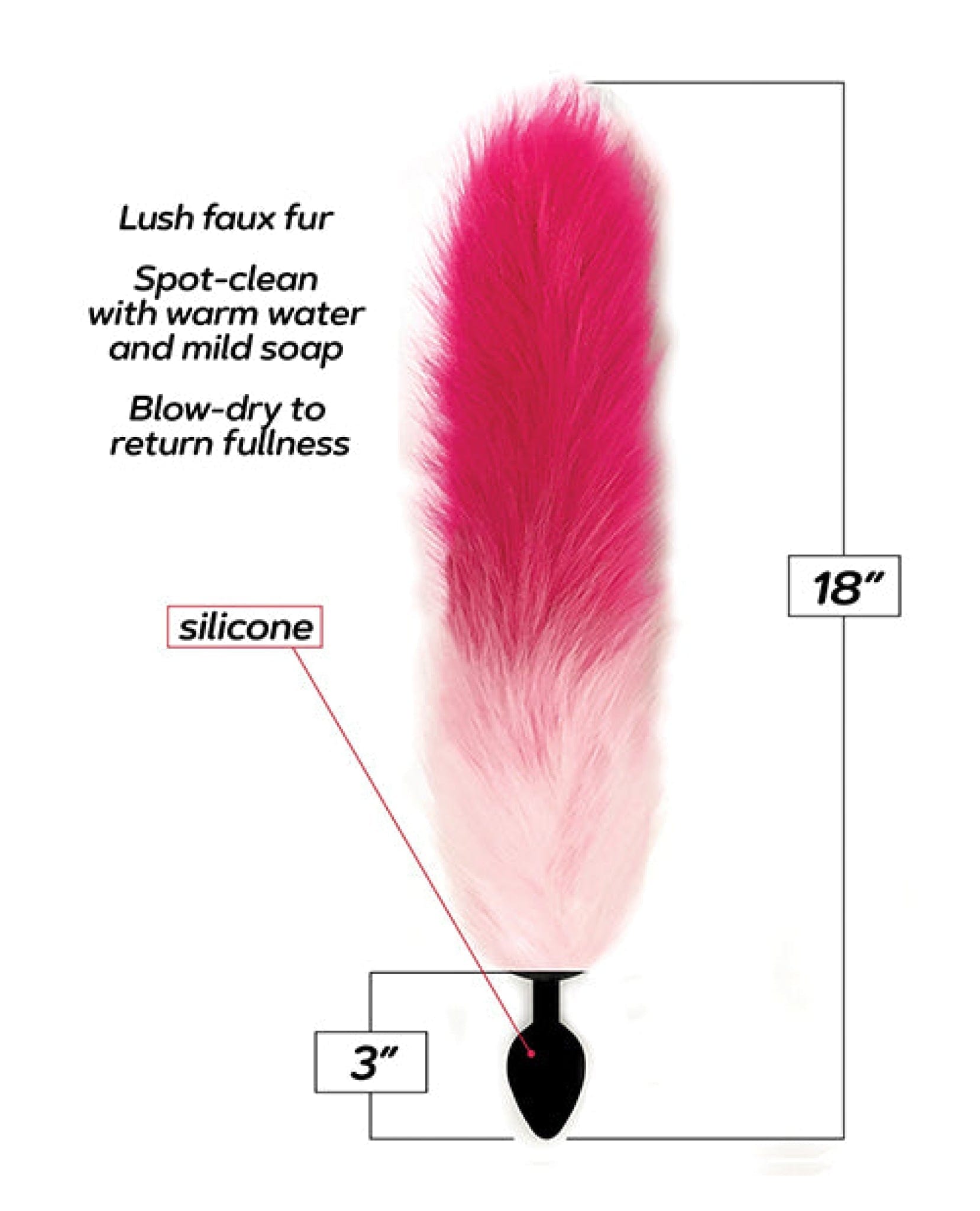 Doll Authority Anal Products Foxy Fox Tail Silicone Butt Plug