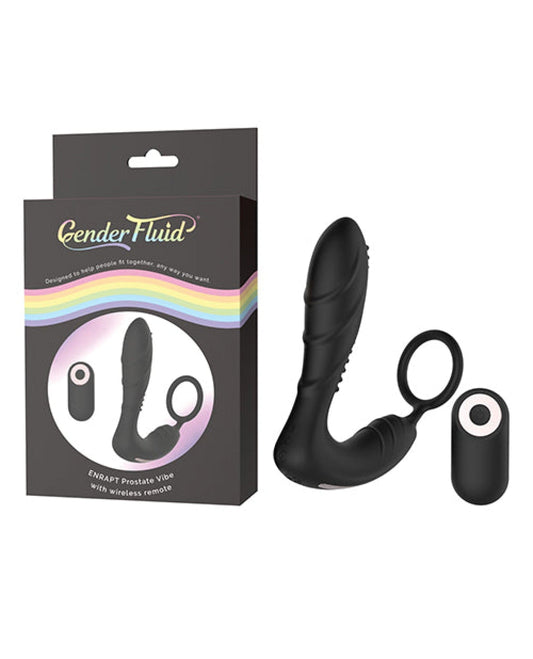 Doll Authority Anal Products Gender Fluid Enrapt Prostate Vibe W-remote - Black