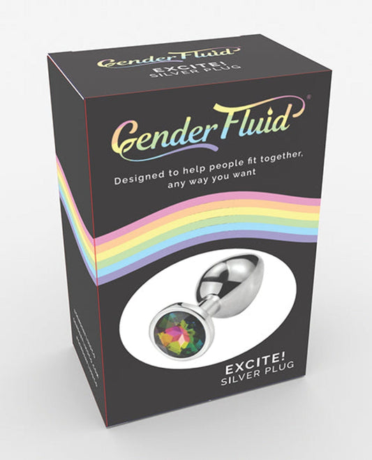 Doll Authority Anal Products Silver Gender Fluid Excite! Plug