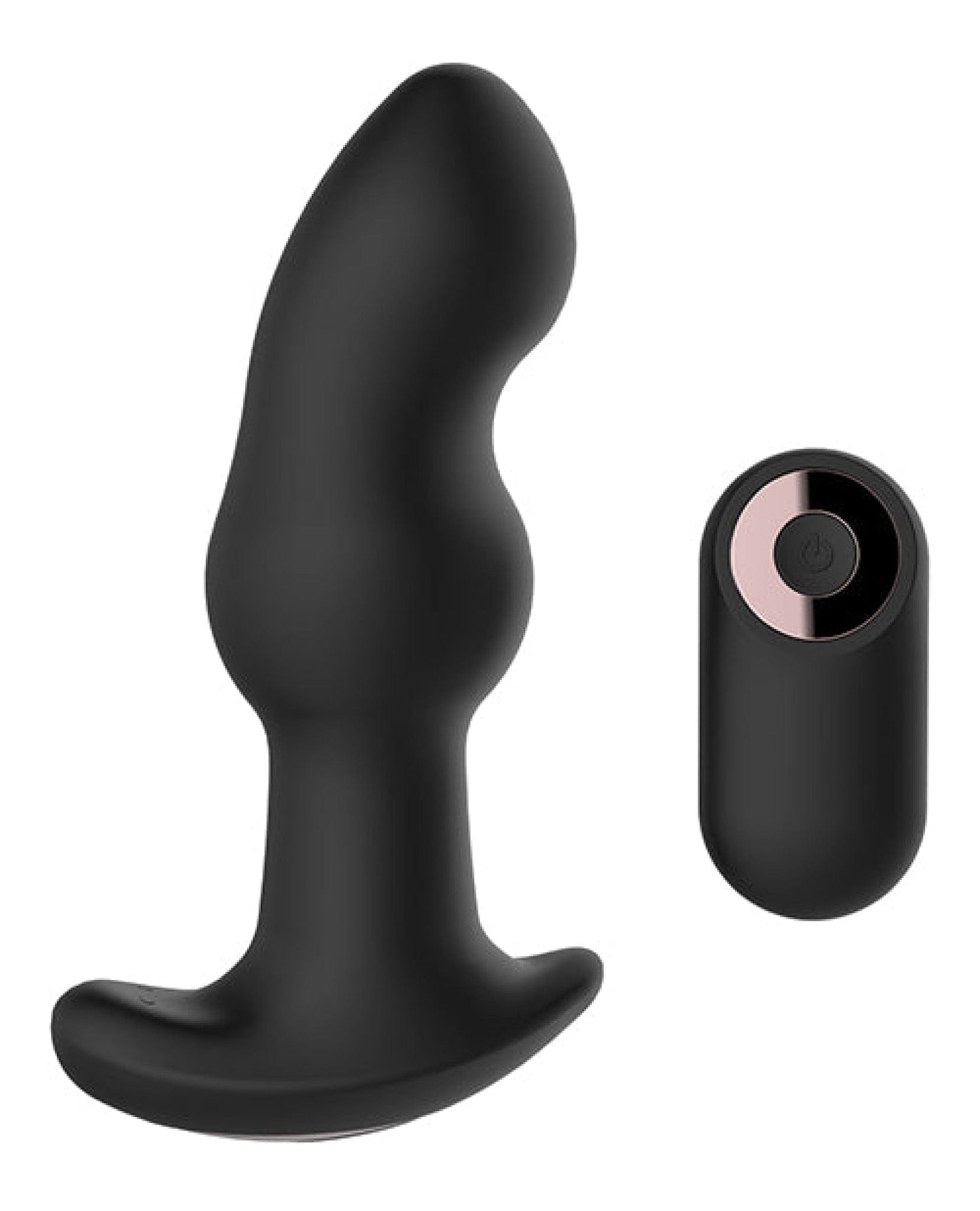 Doll Authority Anal Products Gender Fluid Frission Anal Vibe W-remote - Black
