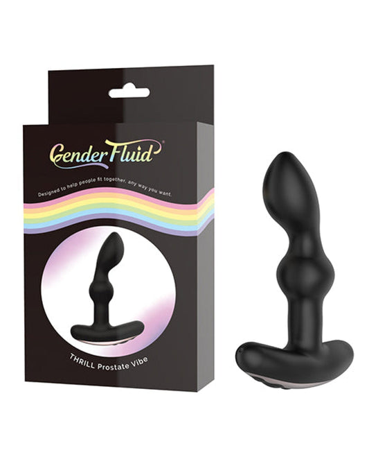 Doll Authority Anal Products Gender Fluid Thrill Prostate Vibe - Black