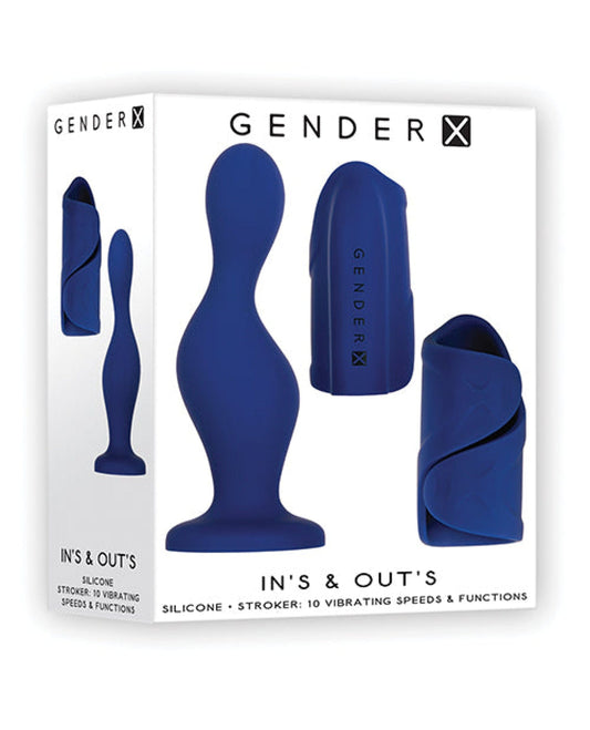 Doll Authority Anal Products Gender X In's & Out's - Blue