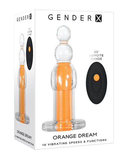 Doll Authority Anal Products Gender X Orange Dream - Clear-orange