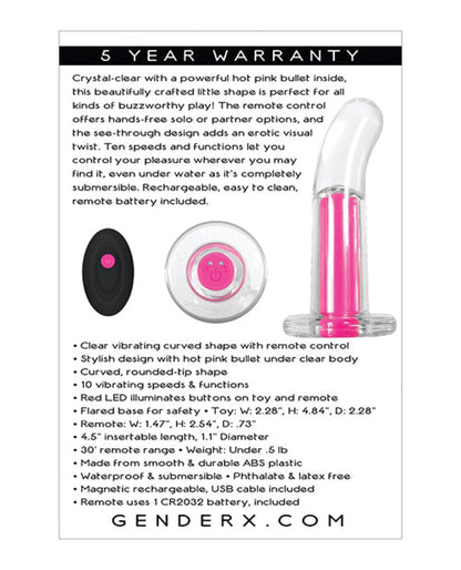 Doll Authority Anal Products Gender X Pink Paradise - Clear-pink