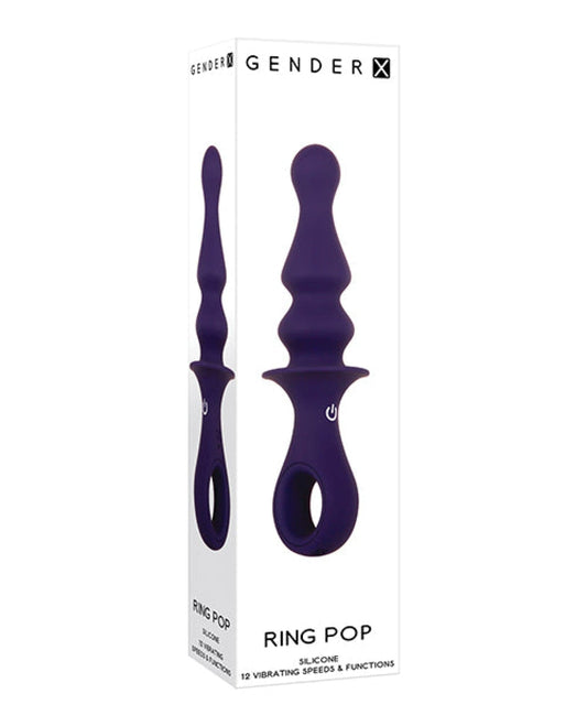 Doll Authority Anal Products Gender X Ring Pop - Purple