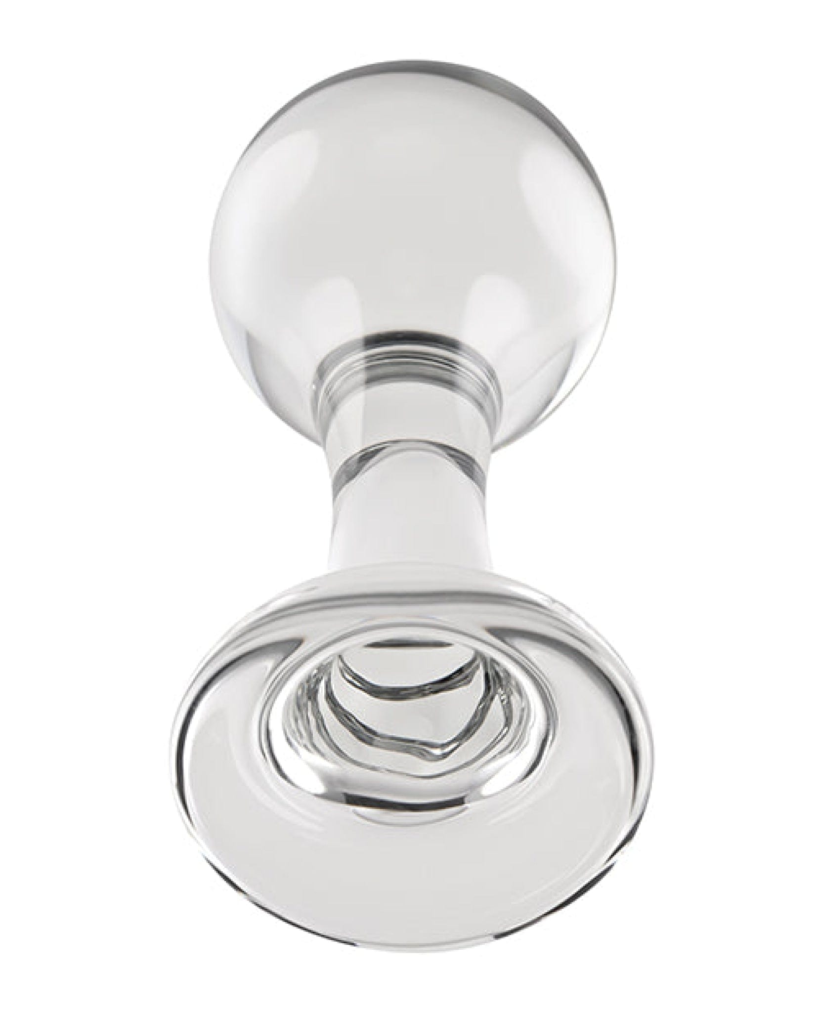 Doll Authority Anal Products Gender X The Baller  Glass Plug - Clear