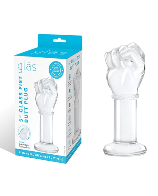 Doll Authority Anal Products Glas 5" Fist Butt Plug