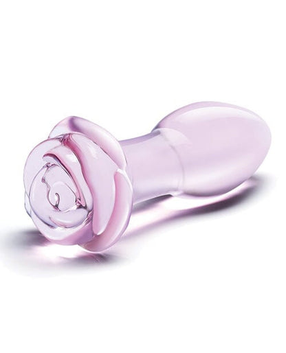 Doll Authority Anal Products Glas 5" Rosebud Glass Butt Plug - Pink