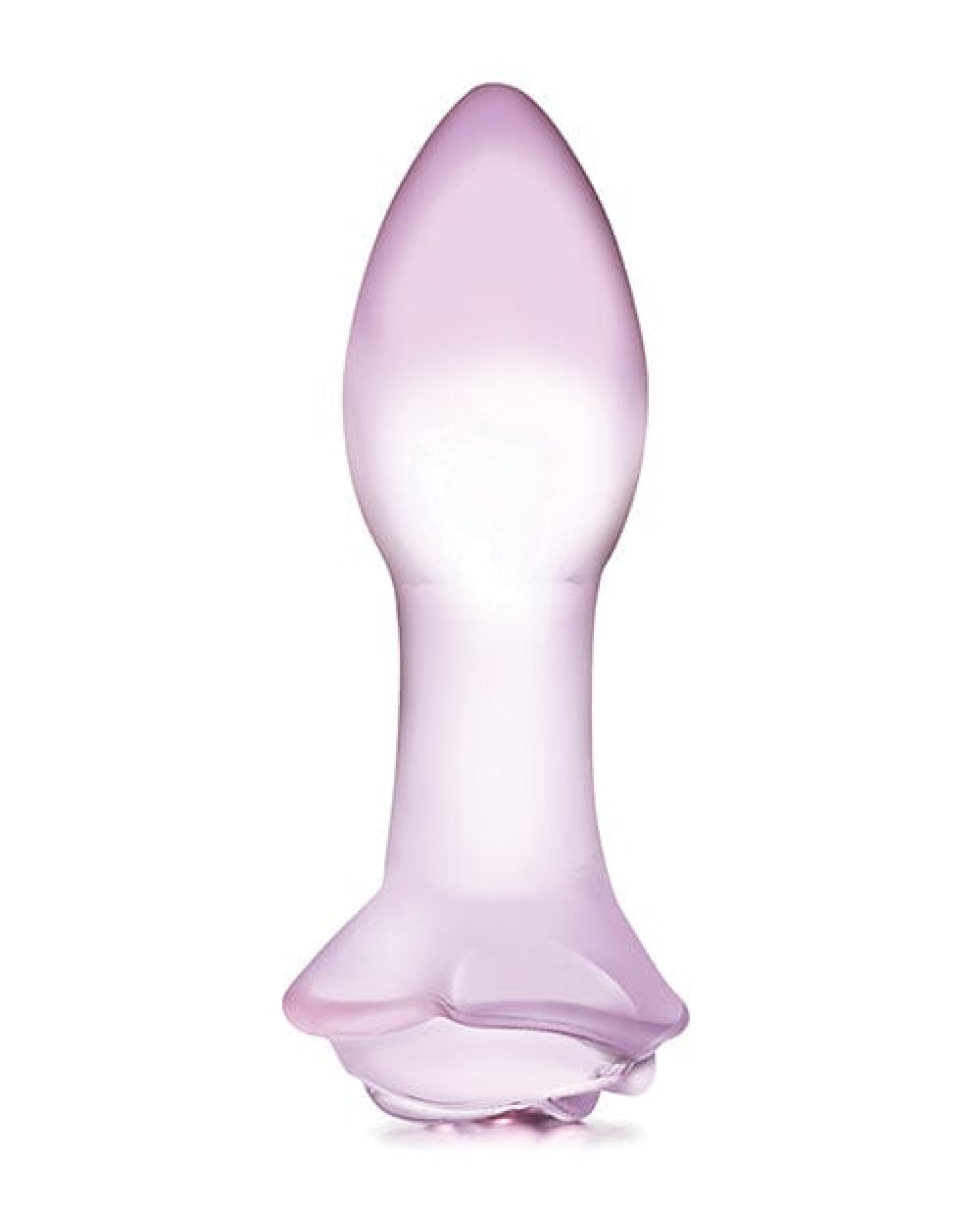 Doll Authority Anal Products Glas 5" Rosebud Glass Butt Plug - Pink