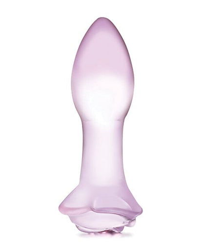 Doll Authority Anal Products Glas 5" Rosebud Glass Butt Plug - Pink