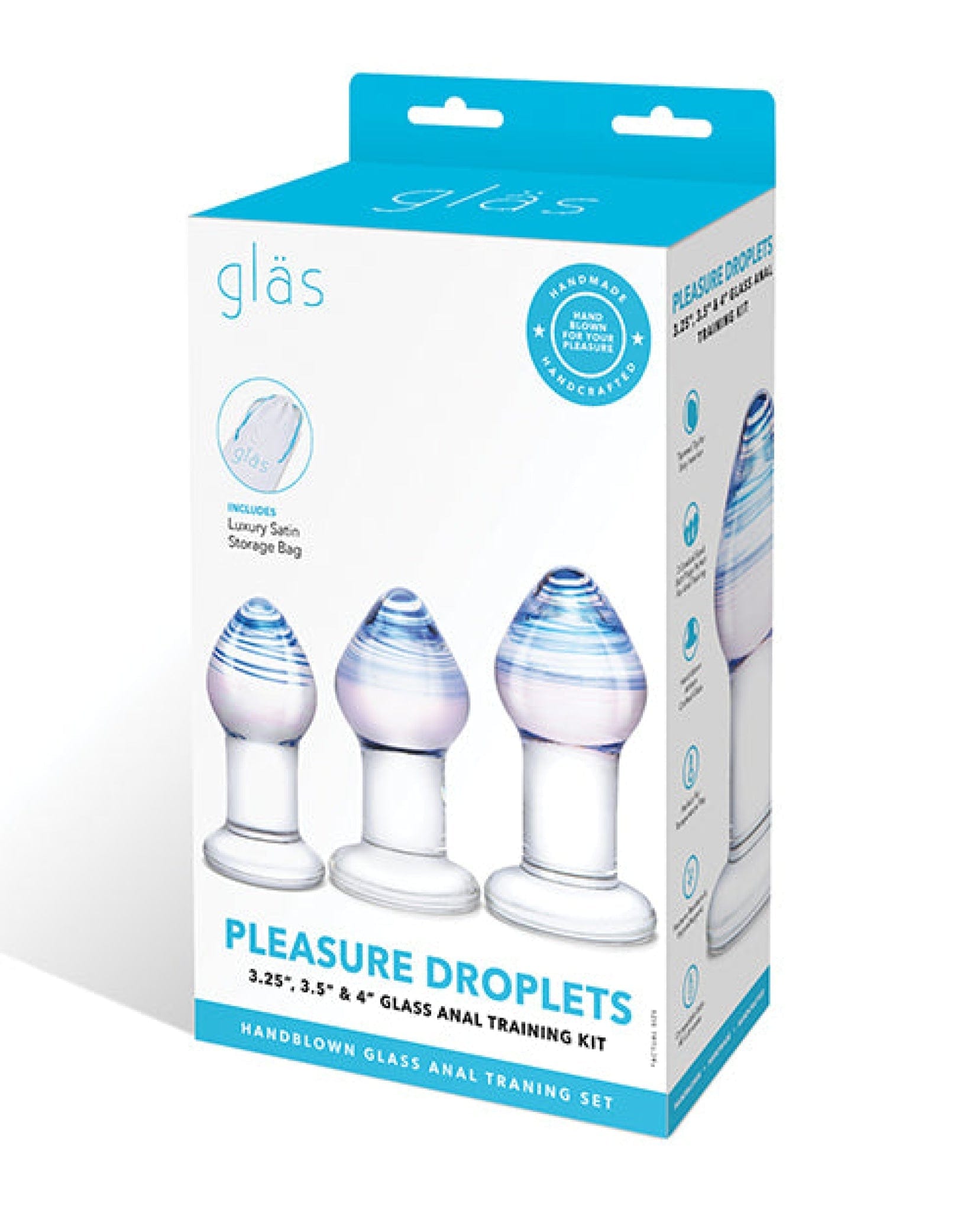 Doll Authority Anal Products Glas Pleasure Droplets Anal Training Kit