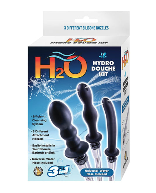 Doll Authority Anal Products H2o Hydro Douche Kit - Black