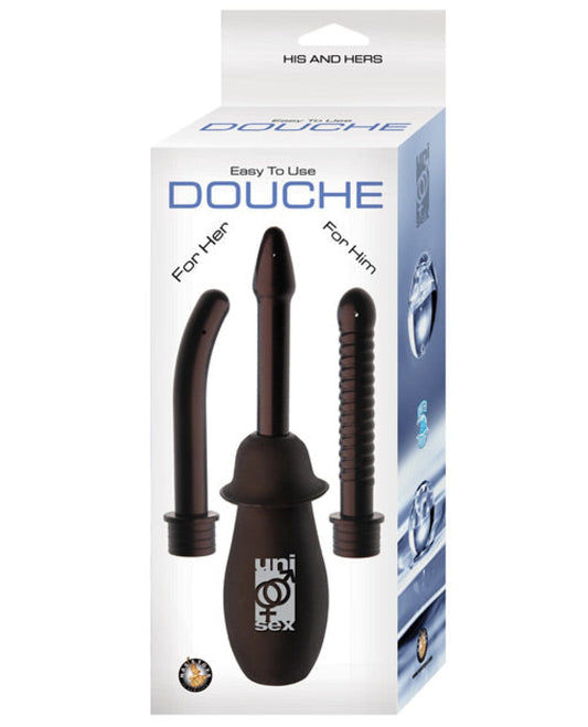 Doll Authority Anal Products His & Hers Easy To Use Douche - Black