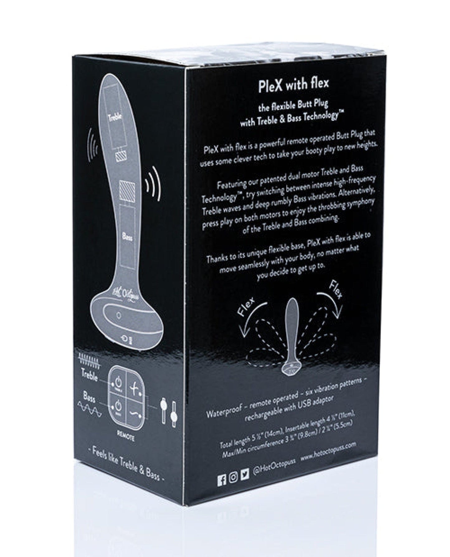 Doll Authority Anal Products Hot Octopuss Plex With Flex - Black